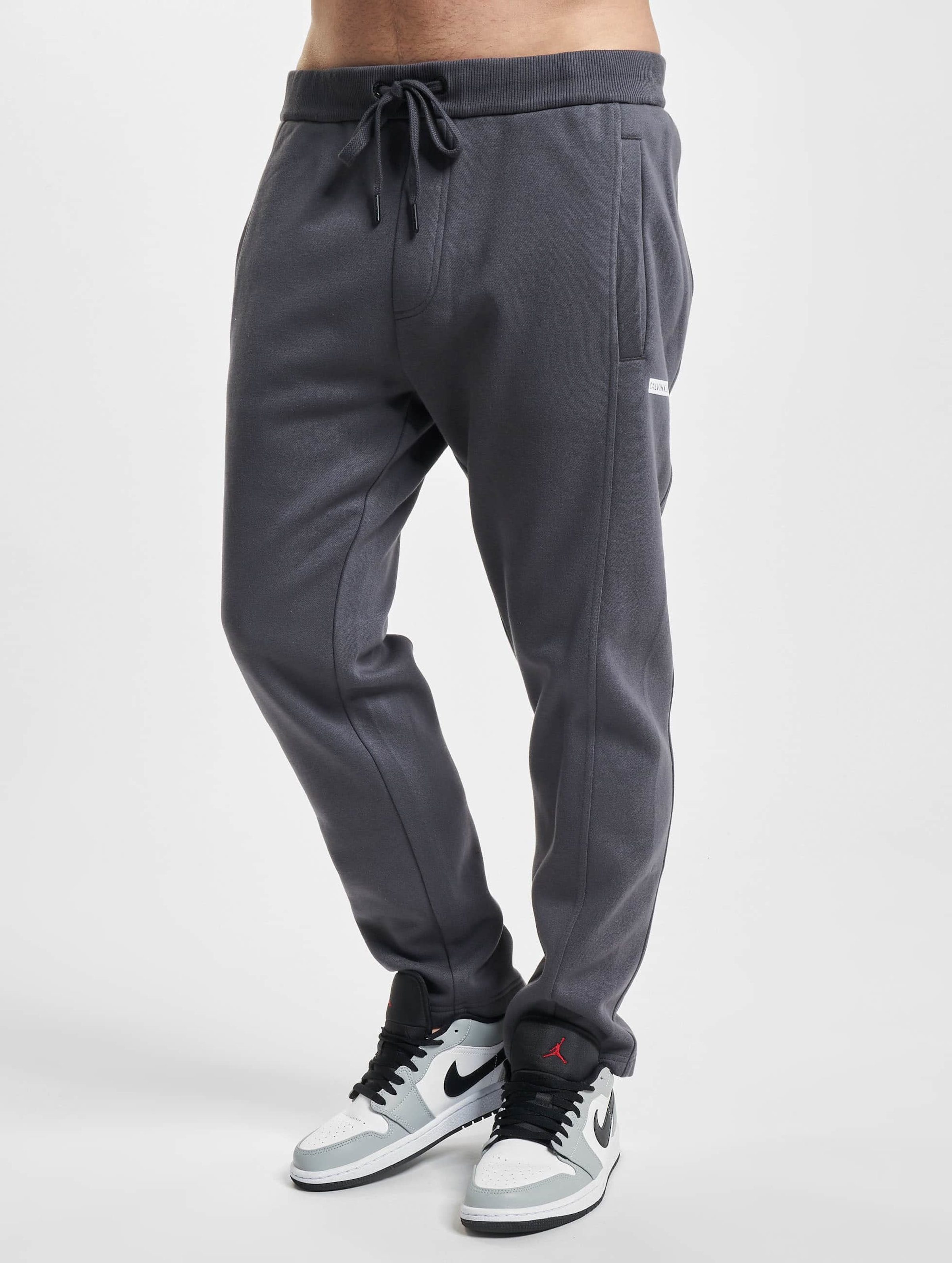 Calvin klein fleece pants hot sale grey