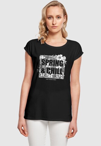 Ladies Spring And Chill Extended Shoulder Tee