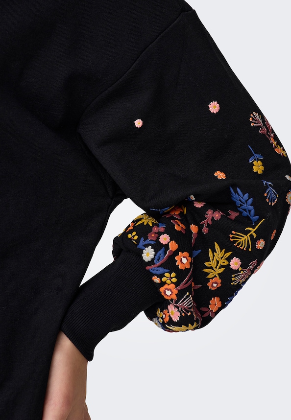 ONLBROOKE LS SHORT DRESS FLOWER SWT-4