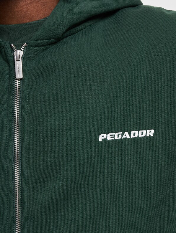 PEGADOR Logo Oversized Sweat Zip Hoodies-3
