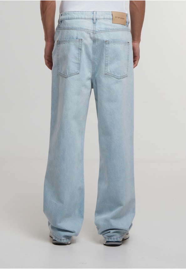 Adrik Basic Baggy Jeans-1