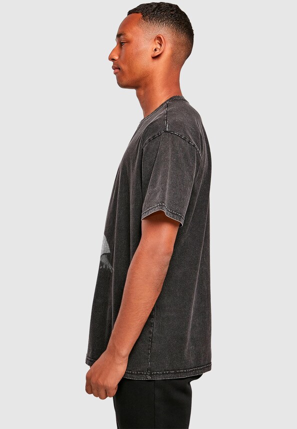 DIO - Rainbow Photo Acid Washed Oversize Tee-2