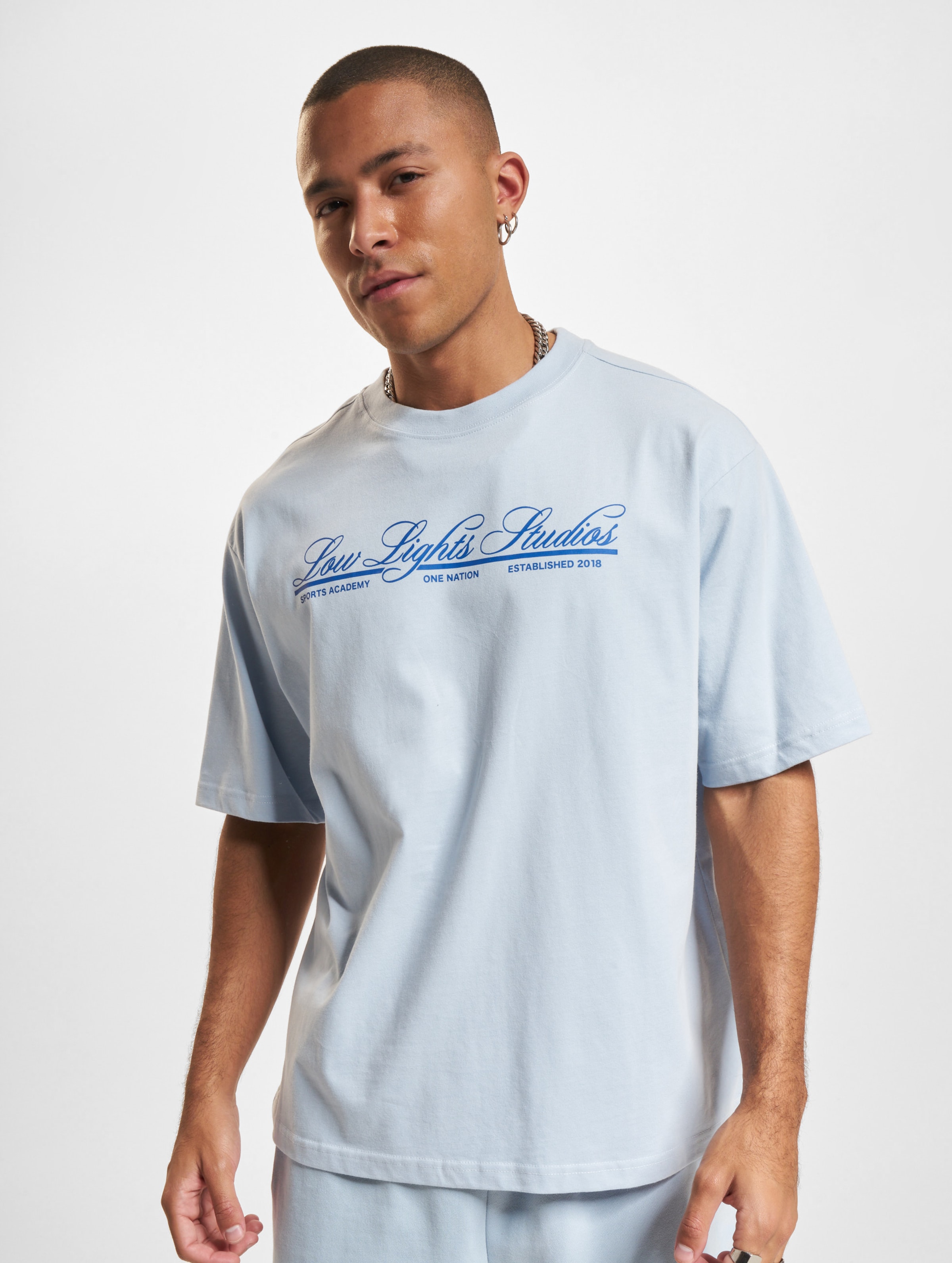 Low Lights Studios National T-Shirt Männer,Unisex op kleur blauw, Maat S