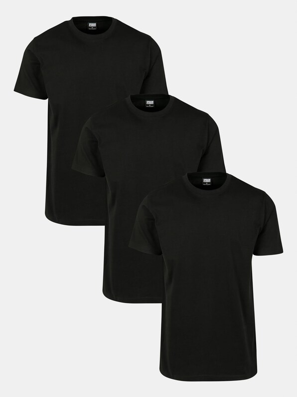 Urban Classics Basic 3-Pack T-Shirt-4