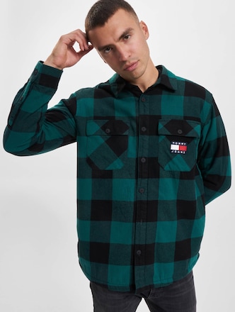 Tommy Jeans Sherpa Flannel Overshirt Shirt