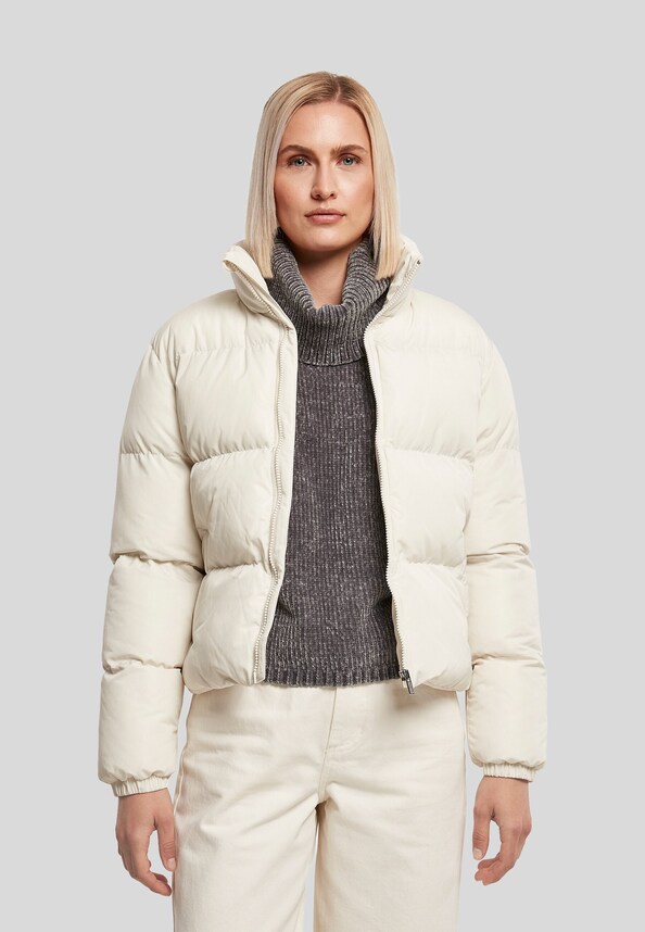 Ladies Short Puffer Jacket-0