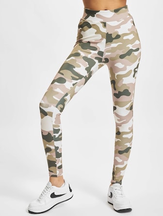 Ladies High Waist Camo Tech