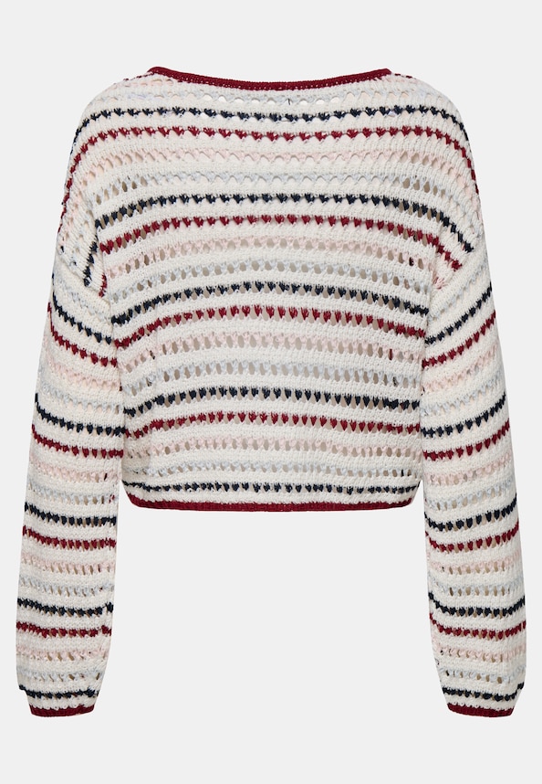 ONLGEENA LS SHORT STRIPE-1