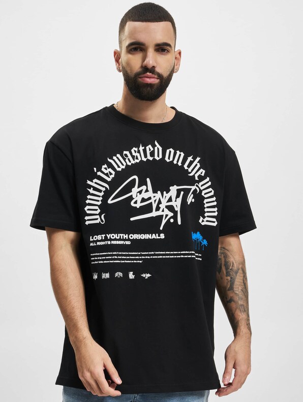 Lost Youth T-Shirt GRAFFITI black L-2