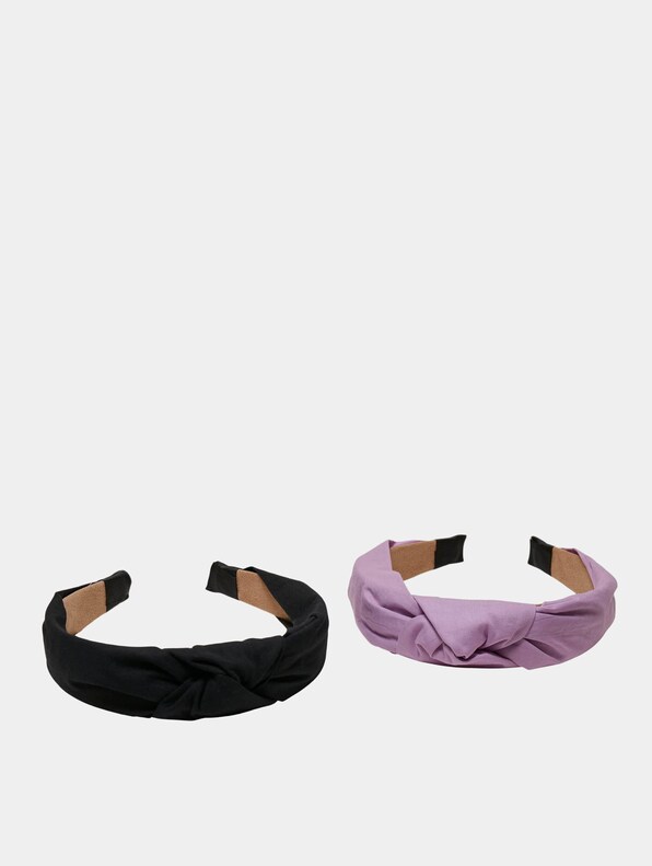 Urban Classics Light Headband With Knot 2-Pack-0