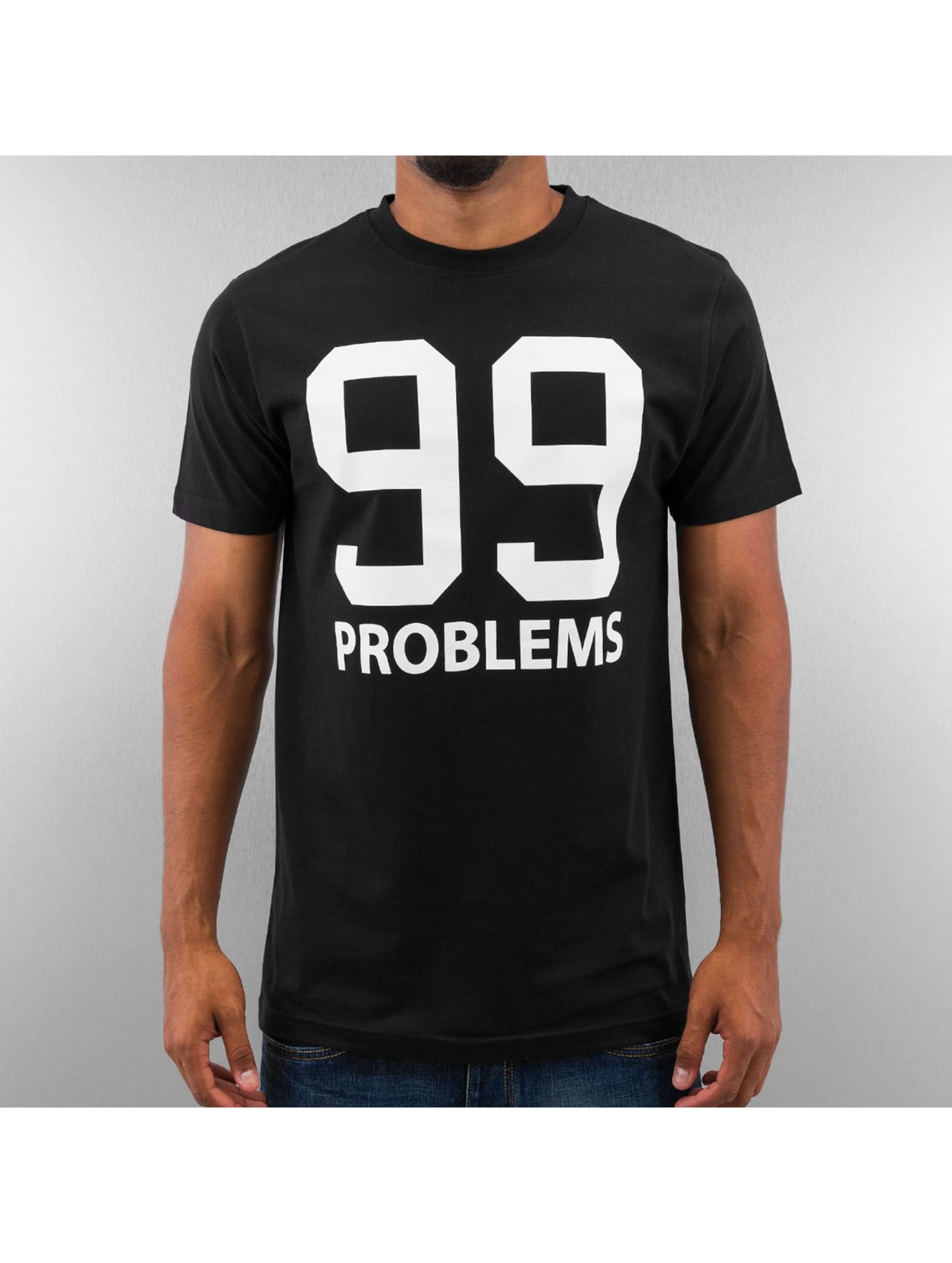Mister Tee 99 Problems T-Shirt Mannen op kleur zwart, Maat L