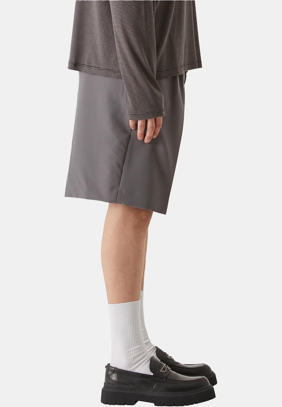 Lost Youth Double Pleated Dressed Shorts-3