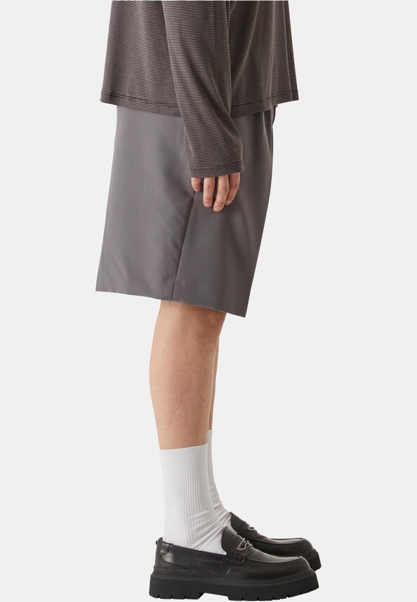 Lost Youth Double Pleated Dressed Shorts-3