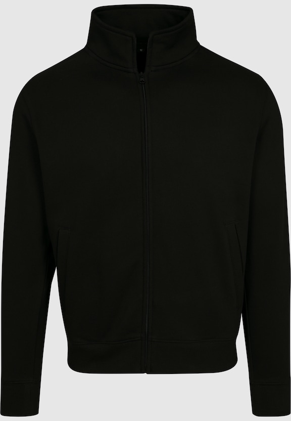 High Neck Sweat Zip Cardigan-0