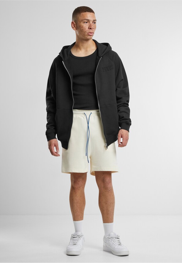 PEQUS Embroidery Logo Sweat Shorts-4