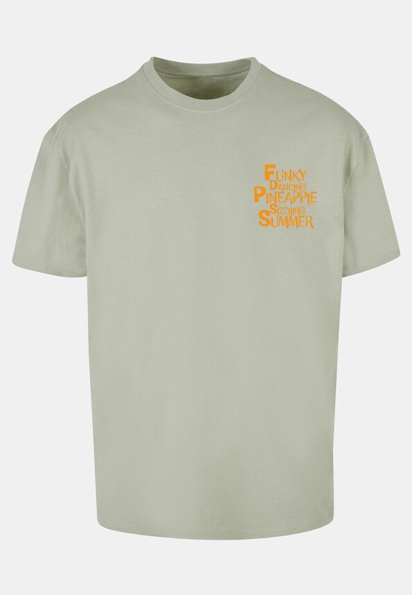 Funky Pineapple Oversized T-shirt-2
