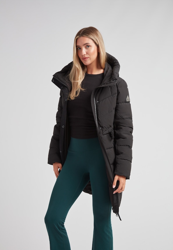 DIAMOND BELTED PUFFER COAT MATT-6
