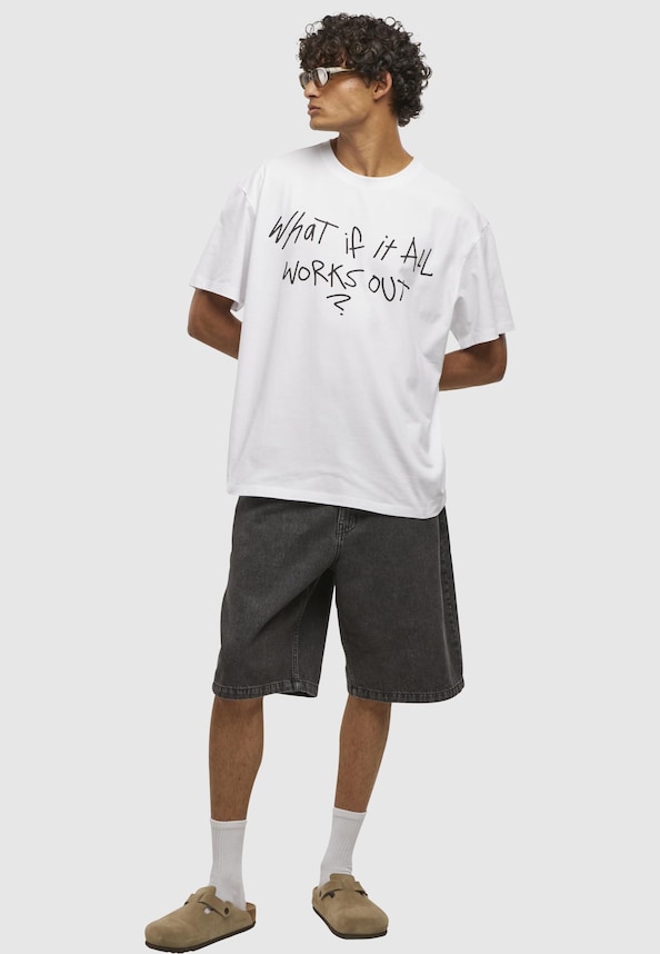 It All Works Out Wording Oversize Tee-3