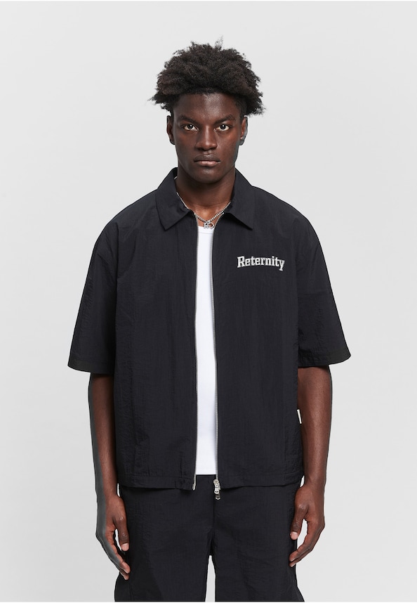 WATERCOLOR NYLON ZIP-SHIRT-4