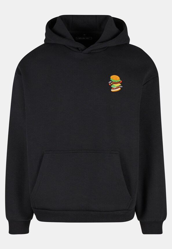 Burger EMB Fluffy Hoody-2