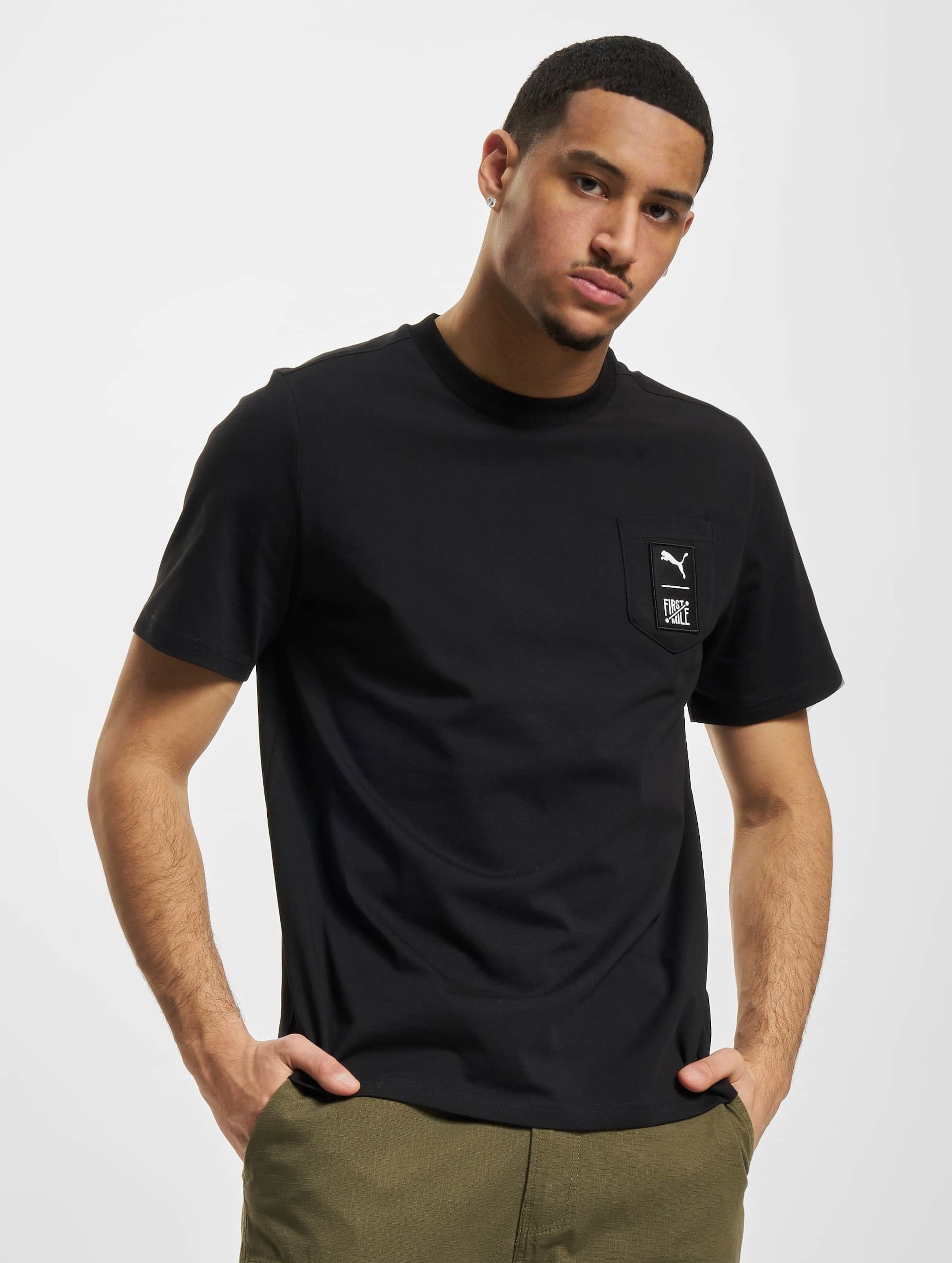 Puma First Mile T-Shirt Mannen op kleur zwart, Maat L