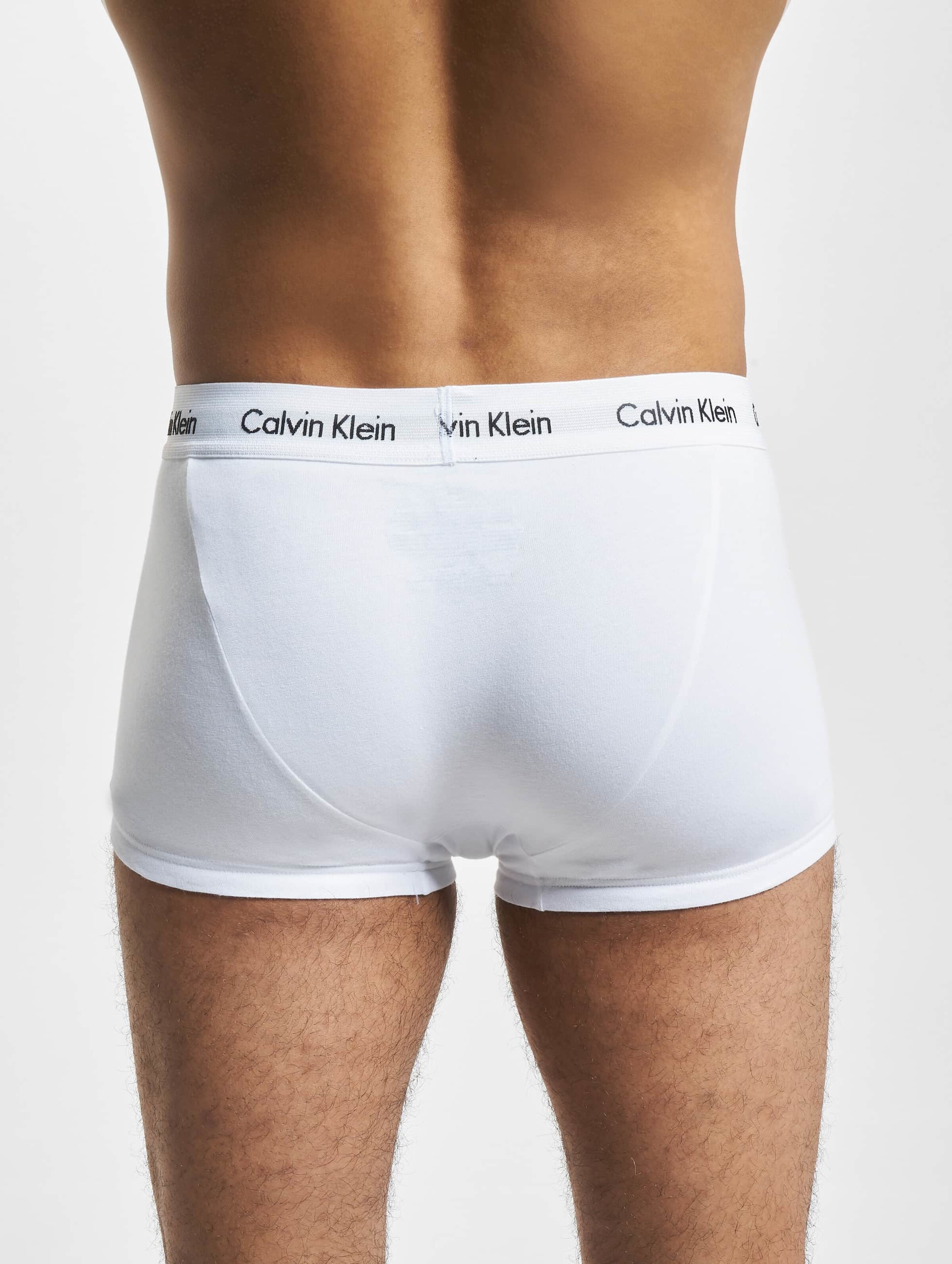 Calvin klein low rise 2024 trunks 3 pack white