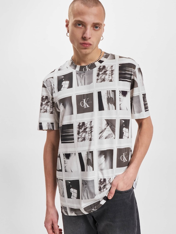 Calvin Klein Jeans Polaroid AOP T-Shirt | DEFSHOP | 23026
