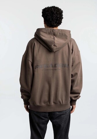 PEGADOR Colne Logo Oversized Sweat Zip Hoodies