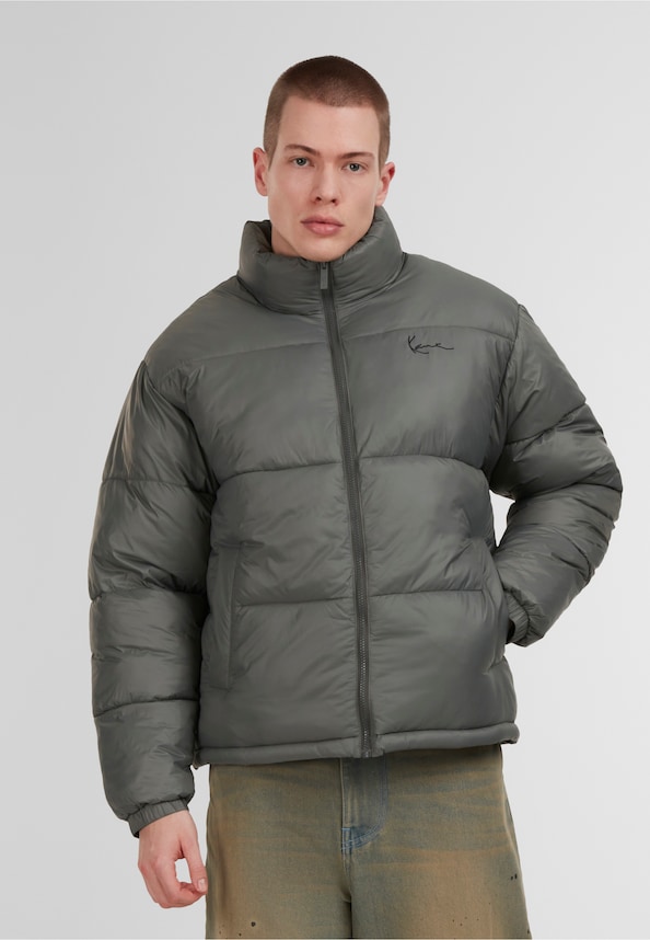 Small Signature Embossed Logo Puffer Jacket-0