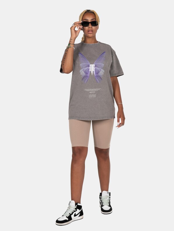 Ladies Basic V.6 Acid Washed Heavy Oversized Tee-2