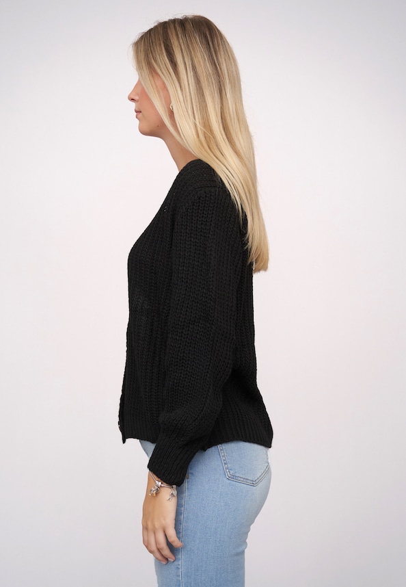 Knit Cardigan with buttons-2