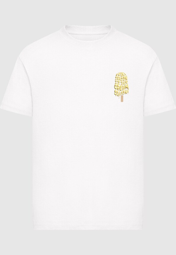 Kids Ice Cream Season Yellow -  Basic T-Shirt-2