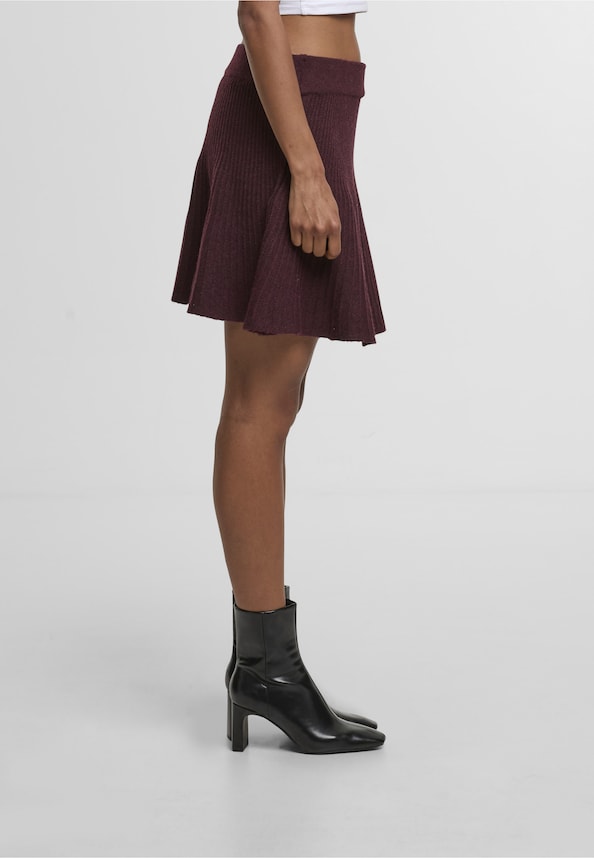 NMNOLA NW PLEATED KNIT SKIRT FWD-3