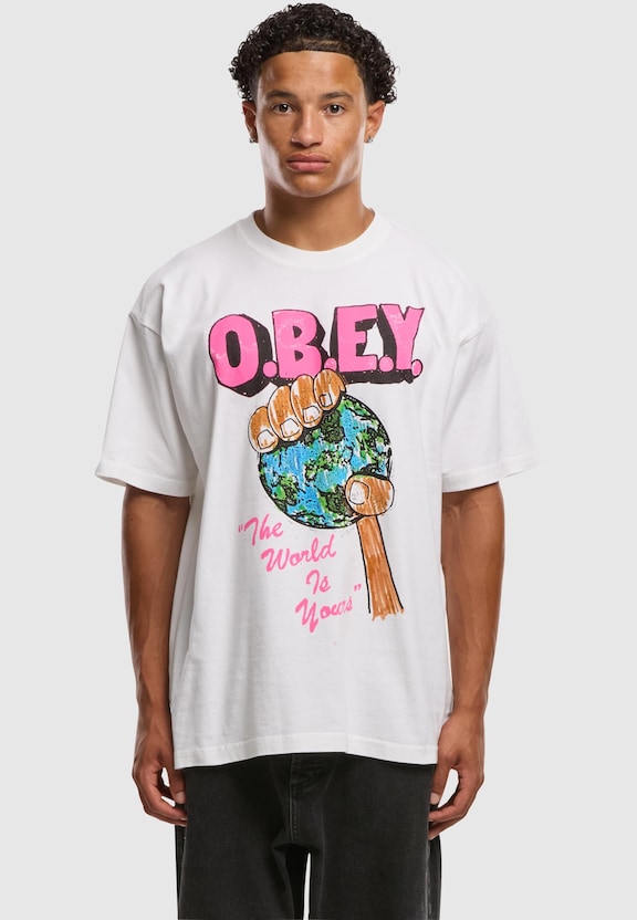 Obey The World Is Yours T-Shirt-2