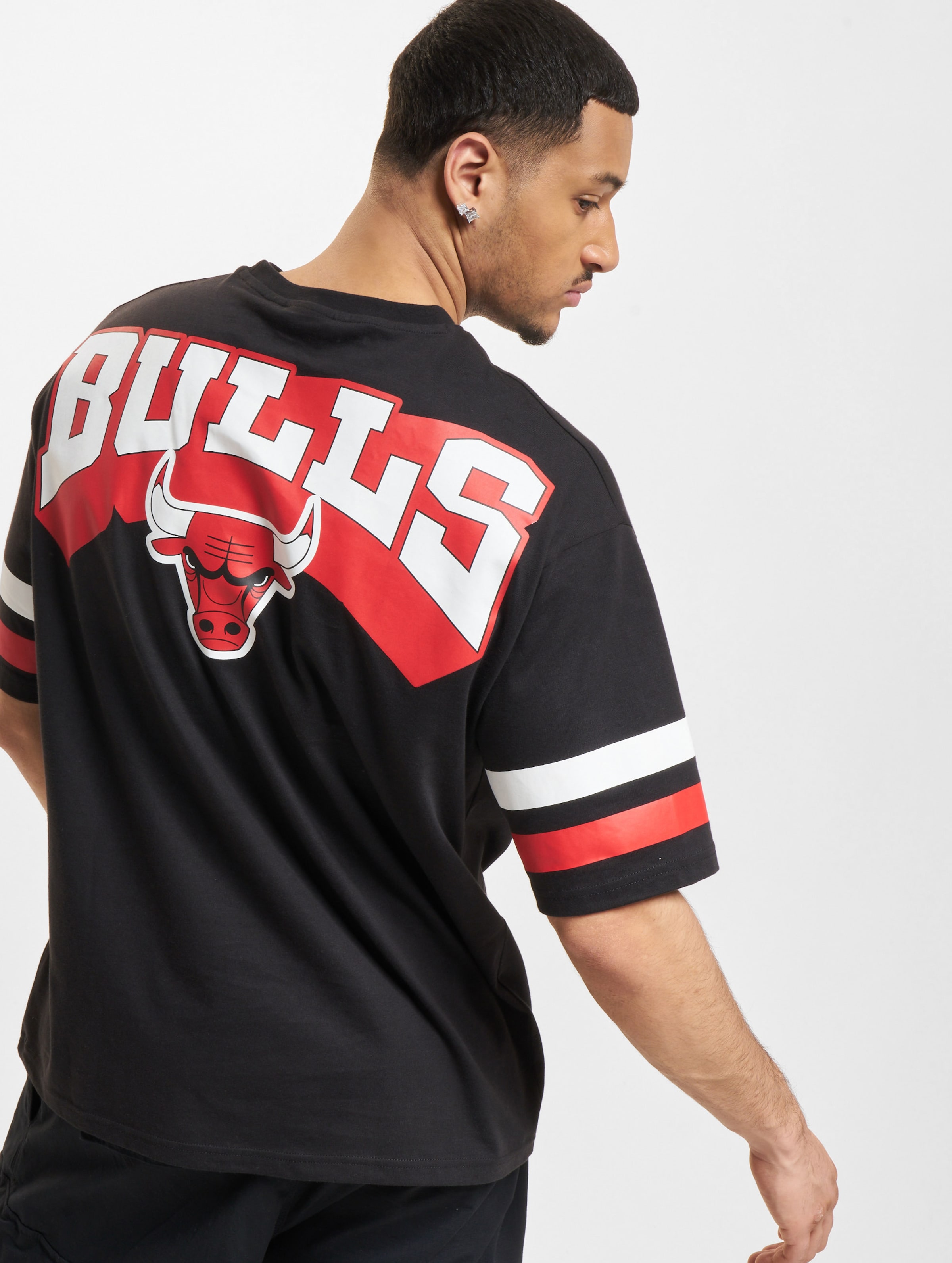 New Era Chicago Bulls NBA Arch Graphic Oversized T-Shirts Männer,Unisex op kleur zwart, Maat XL