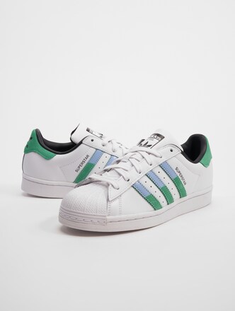 Adidas Originals Superstar Sneakers Ftwr White/Semi Screaming Green/Blue