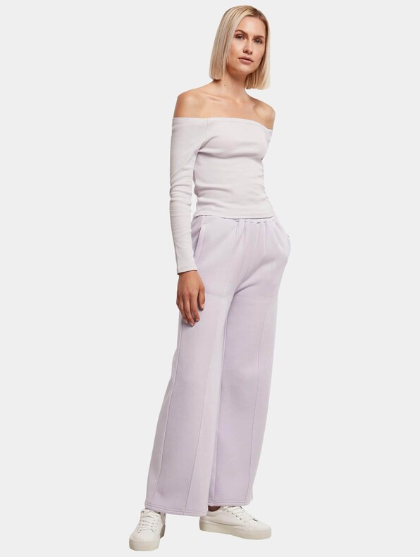 Ladies Off Shoulder Rib -3