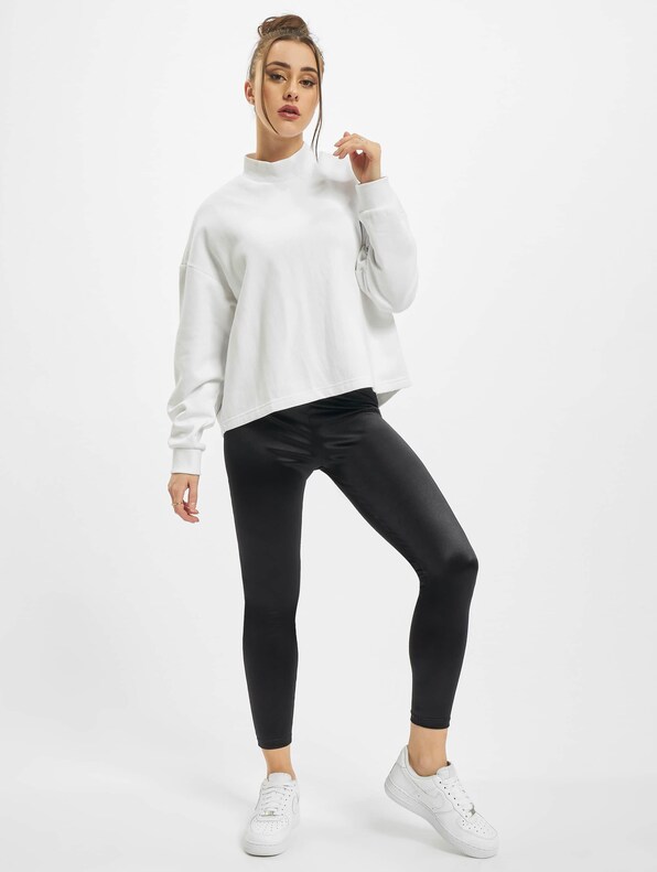 Ladies Oversized High Neck Crew-3