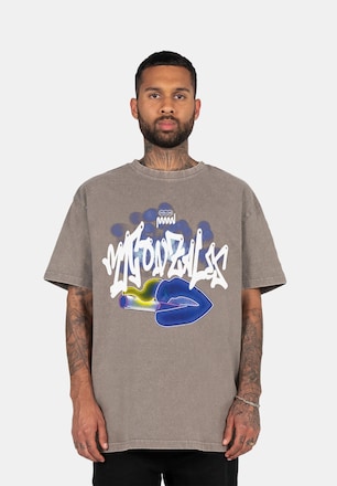 MJ Gonzales Kiss x Heavy Oversized Acid Washed T-Shirts