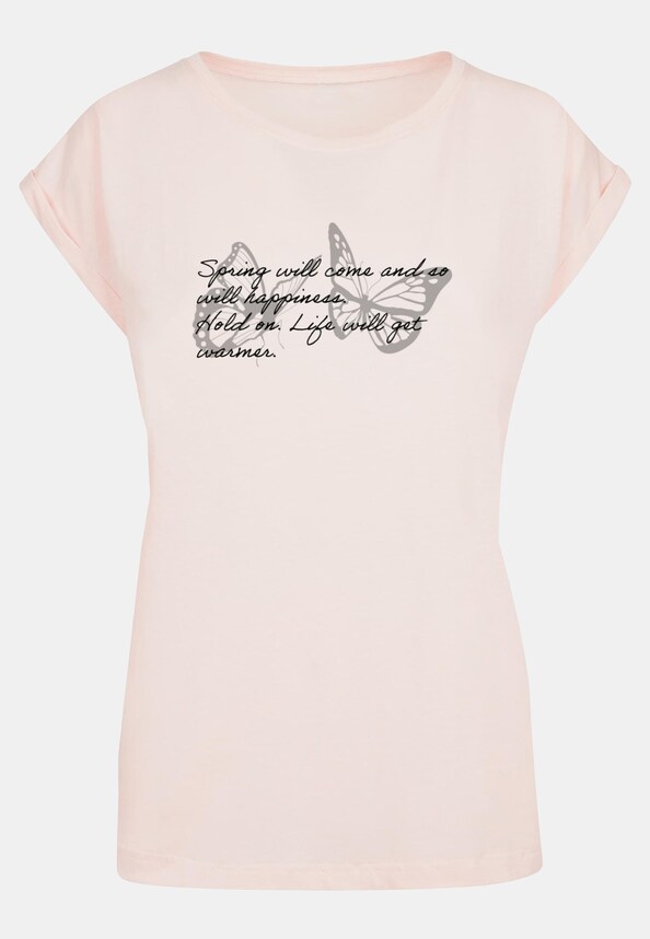  Ladies Spring Saying Extended Shoulder-2