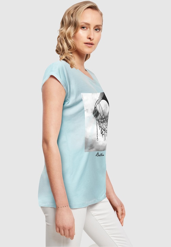 Ladies Ballin 2.0 Extended Shoulder Tee-3