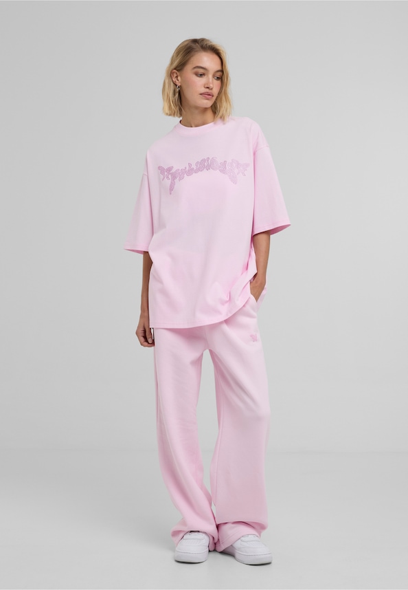 FELI Loose Tee Rhinestones-2