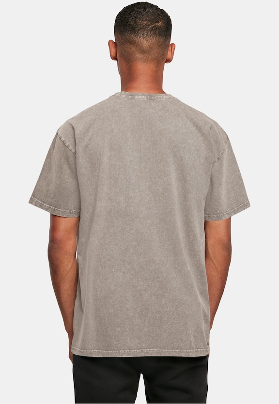 Muppets - Group Circle Acid Washed Oversized -1