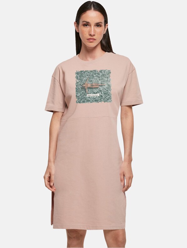 Ladies Summer - On My Mind Oversized Slit Dress-0