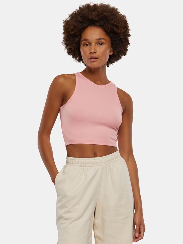 Ladies Cropped Rib-0