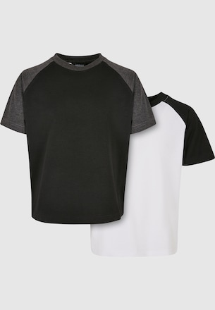  Boys Raglan Contrast 2-Pack