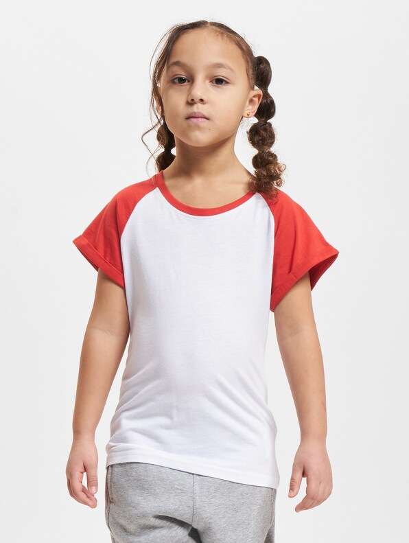 Girls Contrast Raglan-0