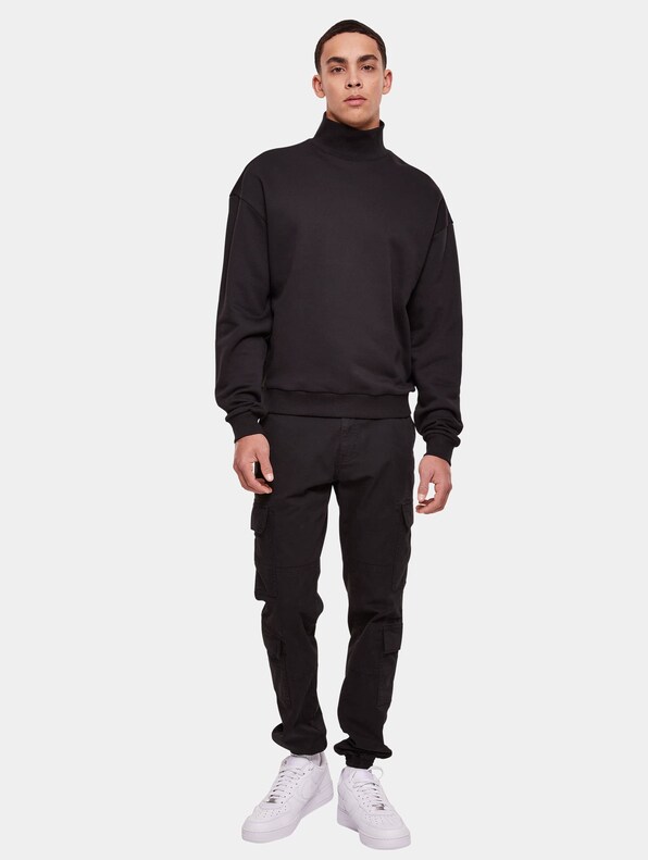 High Rib Neck Crew-3