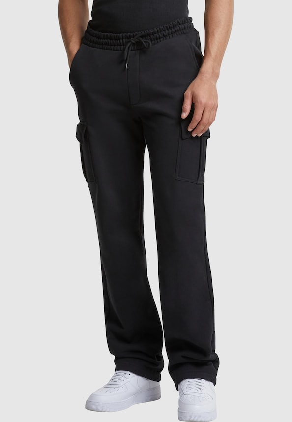Heavy Straight Leg Cargo Sweatpants-0