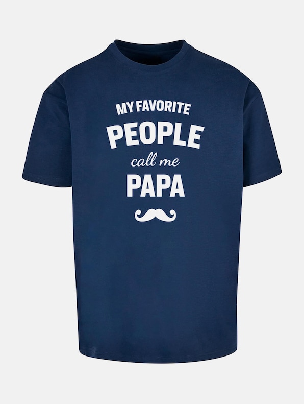Fathers Day - My Favorite People Call Me Papa Heavy Oversize-0